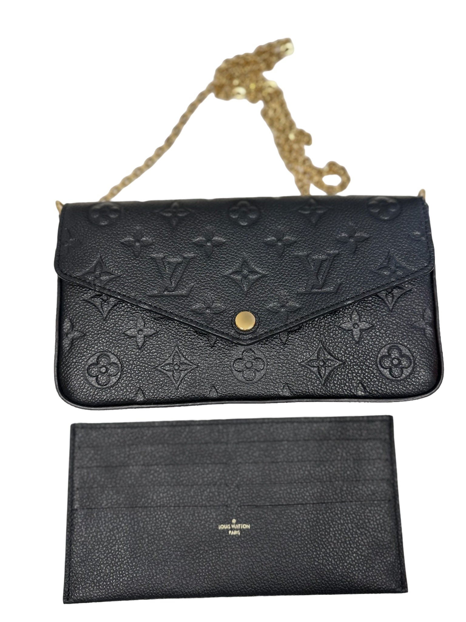 LOUIS VUITTON - Empreinte Felicie Pochette con monograma negro