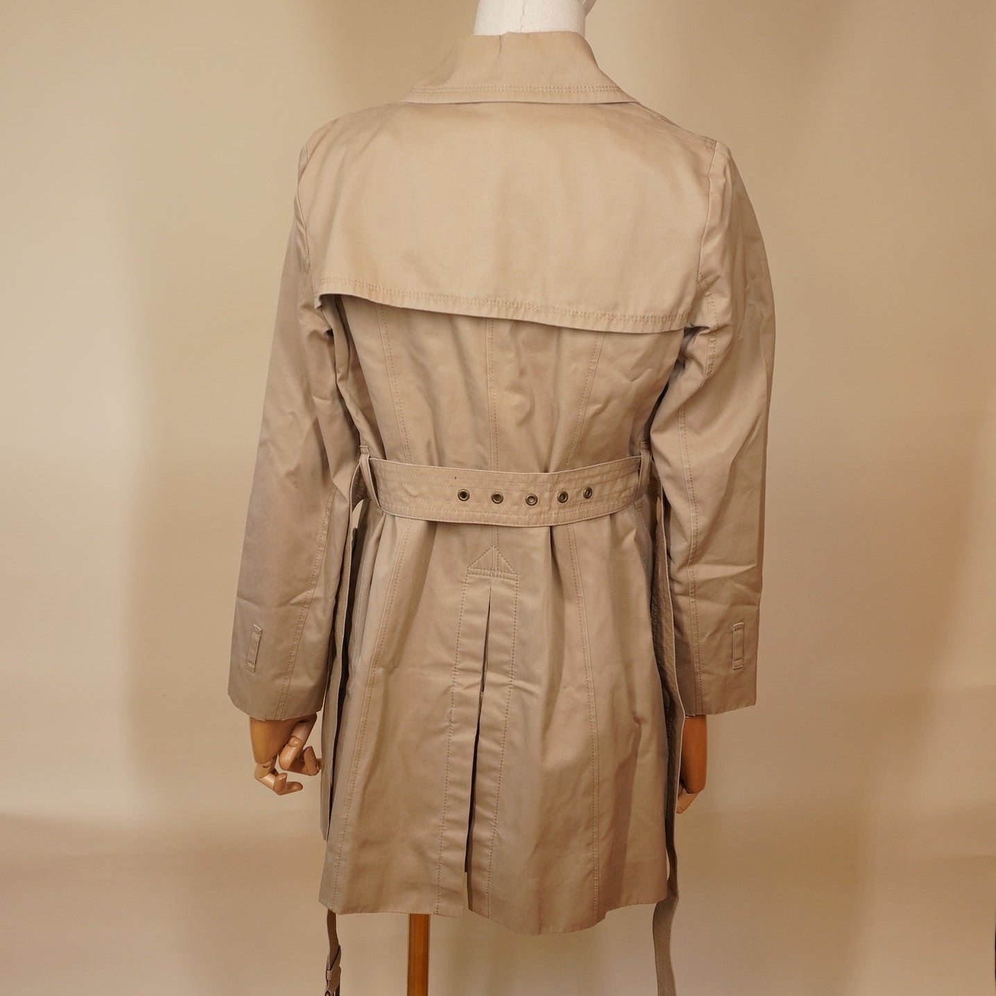 PRE-OWNED BURBERRY Trench Coat Beige Women's S