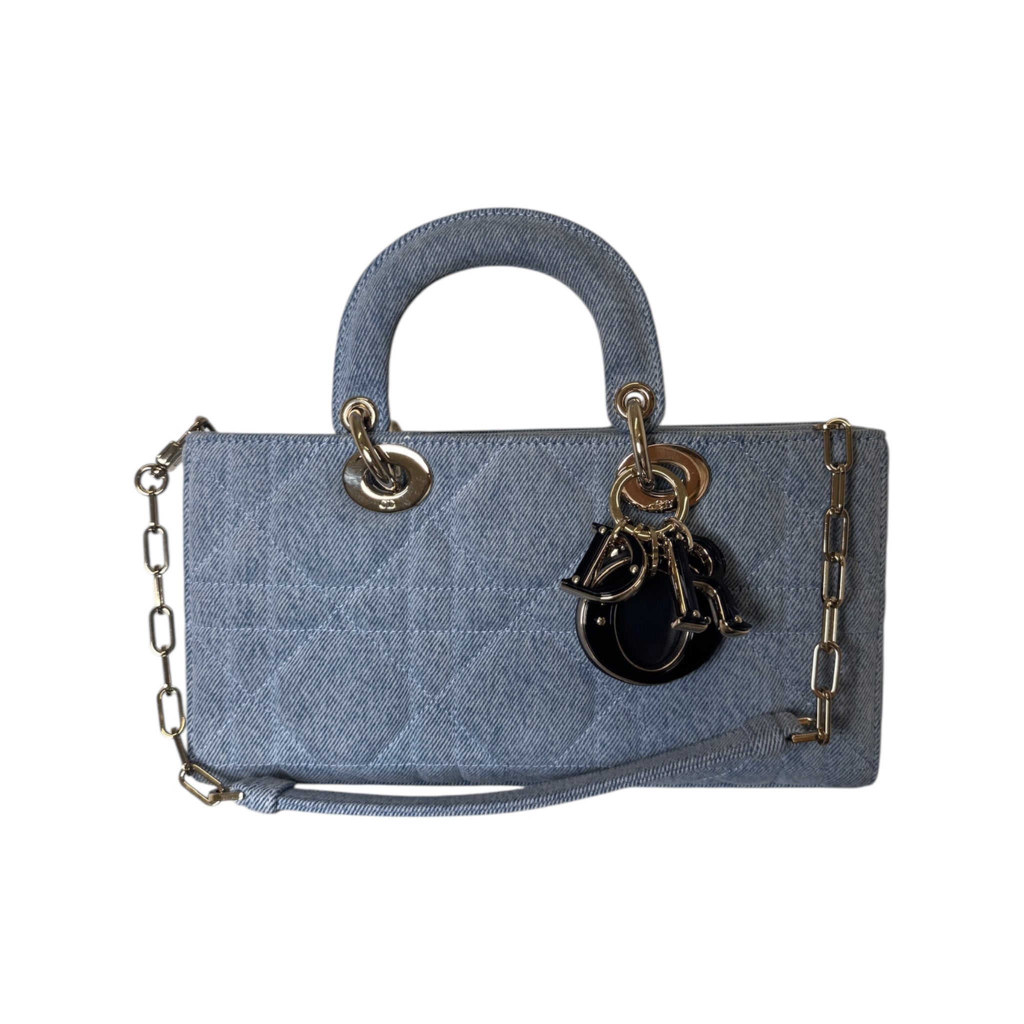 Macrocannage Lady D-Joy de mezclilla azul USADO
