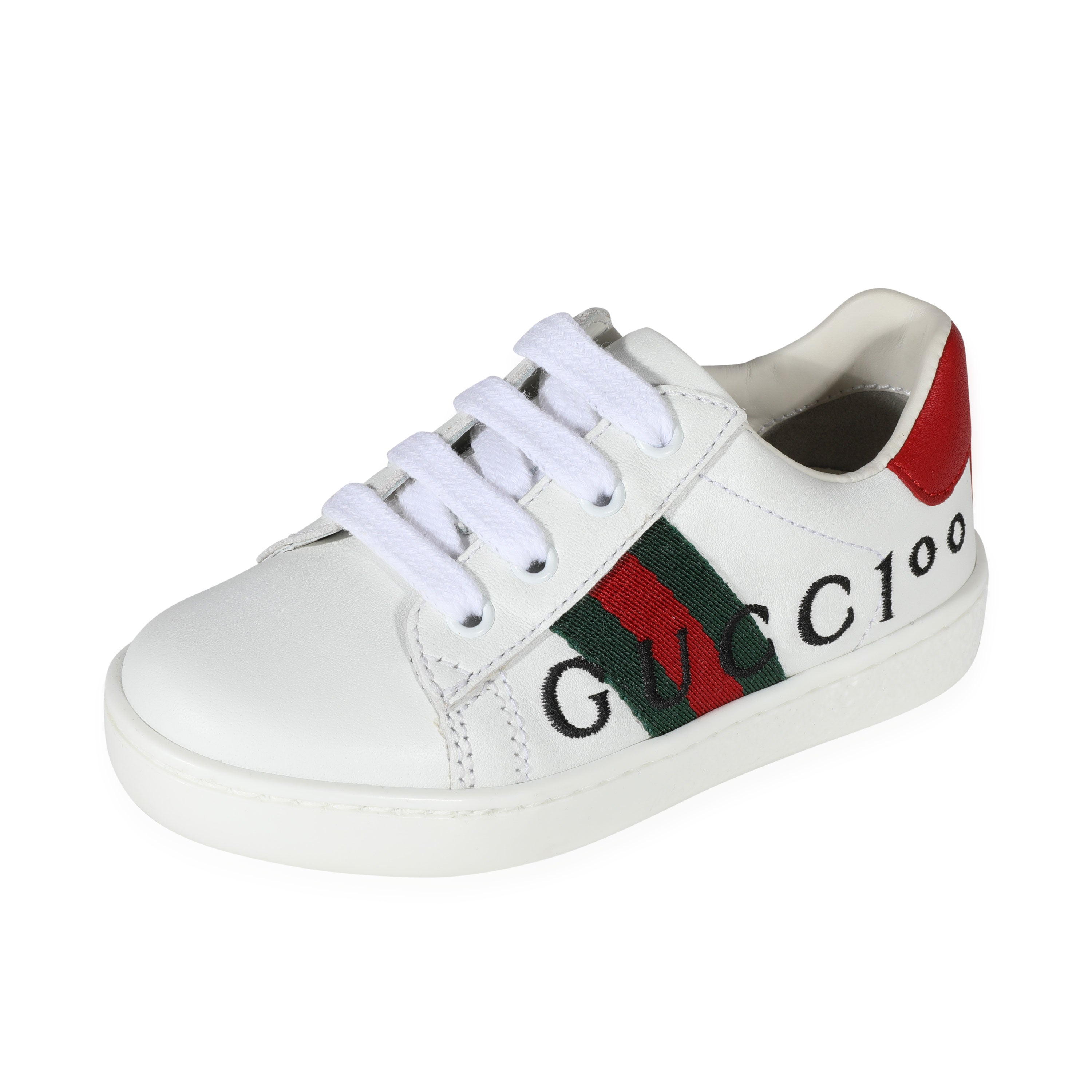 GUCCI - Bolso de mano Gucci Ace de piel para niños pequeños con estampado Gucci 100 (23 EUR)