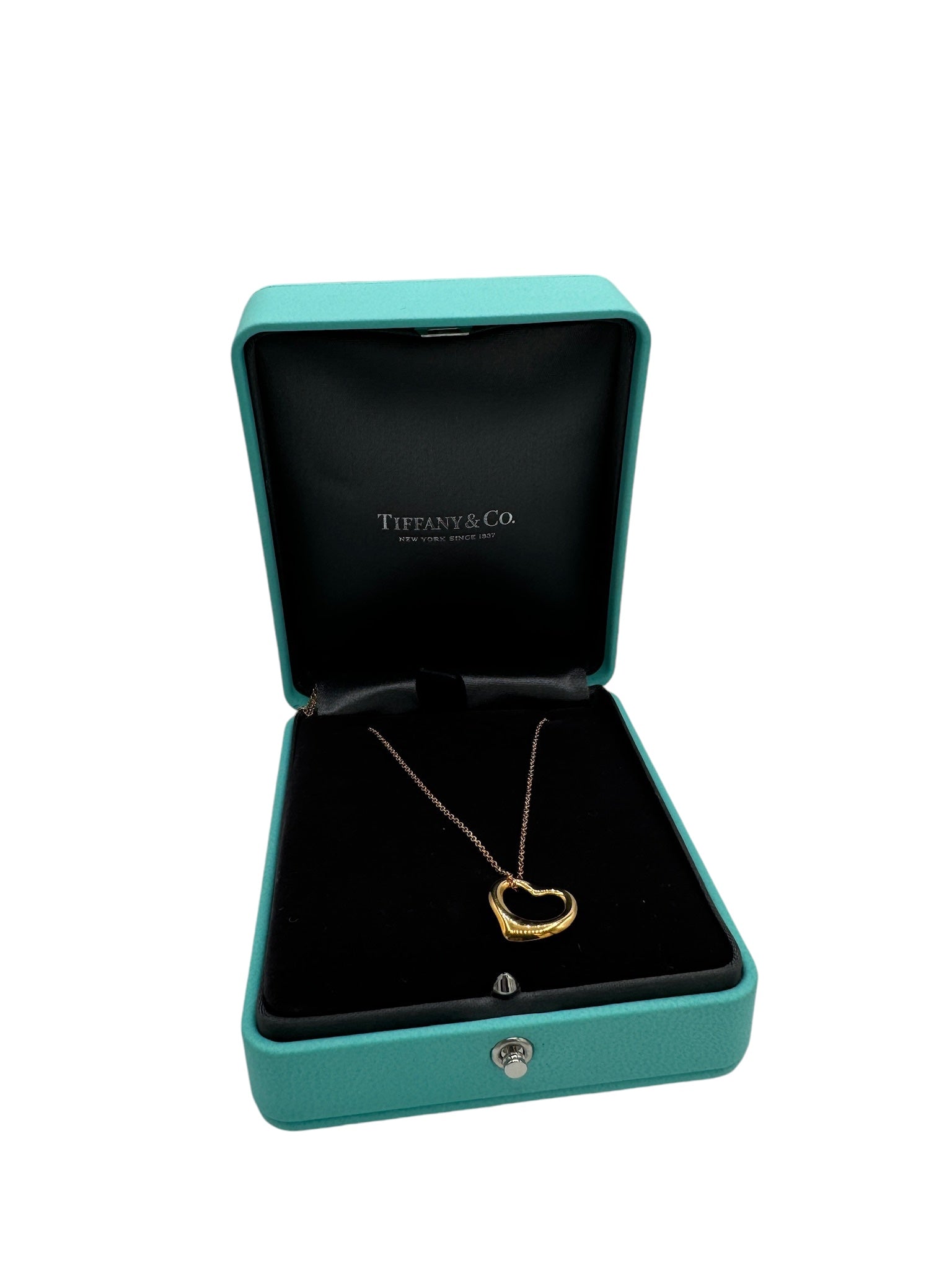 PRE-OWNED T&C 18K Yellow Gold Elsa Peretti Open Heart Pendant