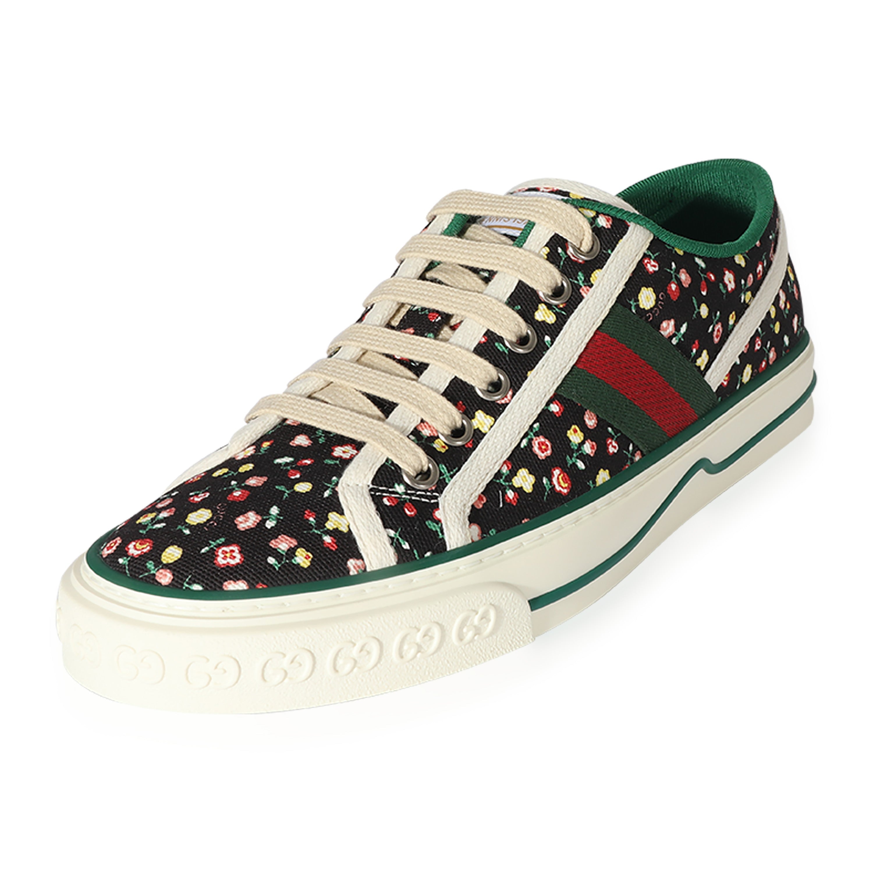 GUCCI - Tenis para mujer Liberty of London x Gucci 1977 'Floral - Negro'