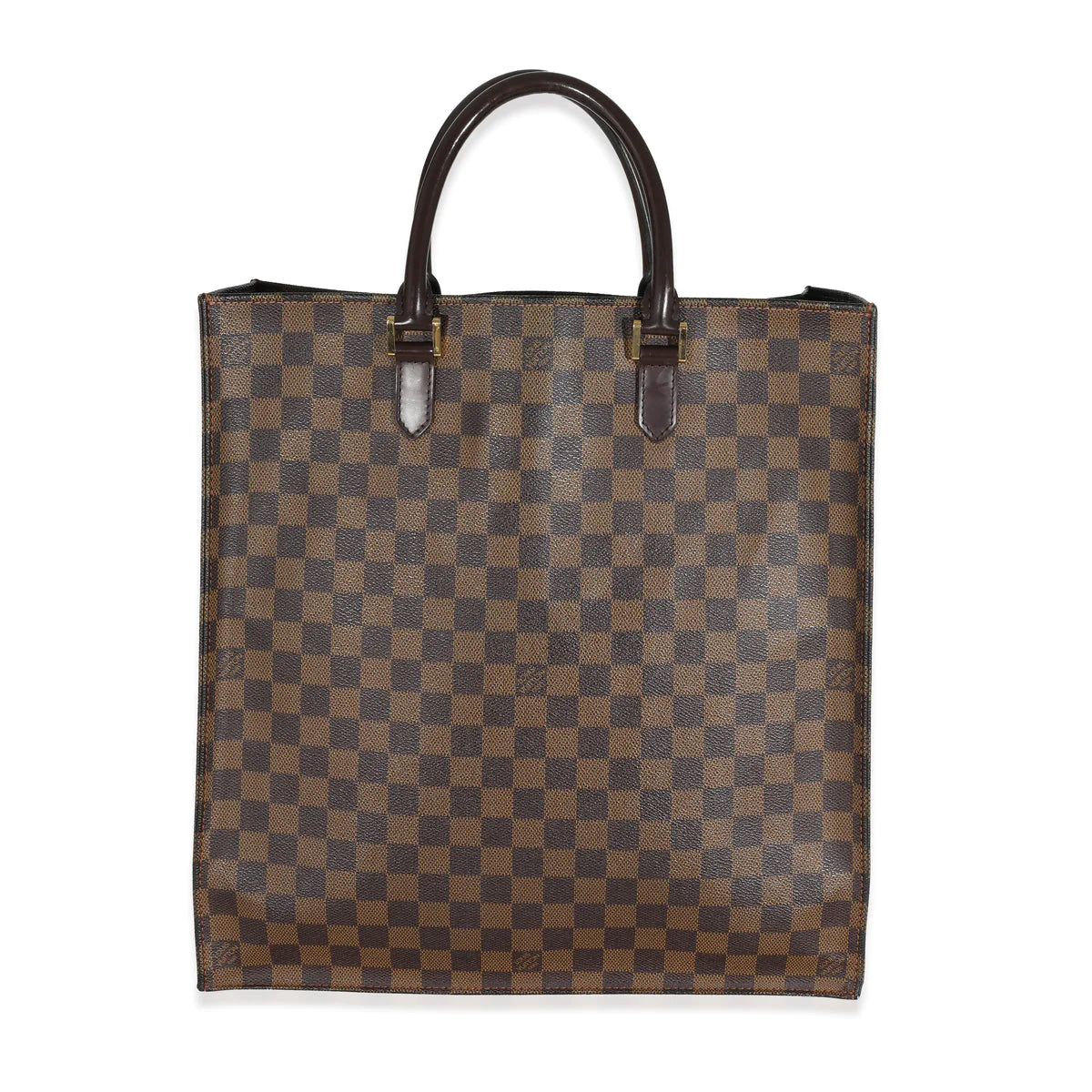 LOUIS VUITTON - Bolsa de lona Damier Ebene Plat