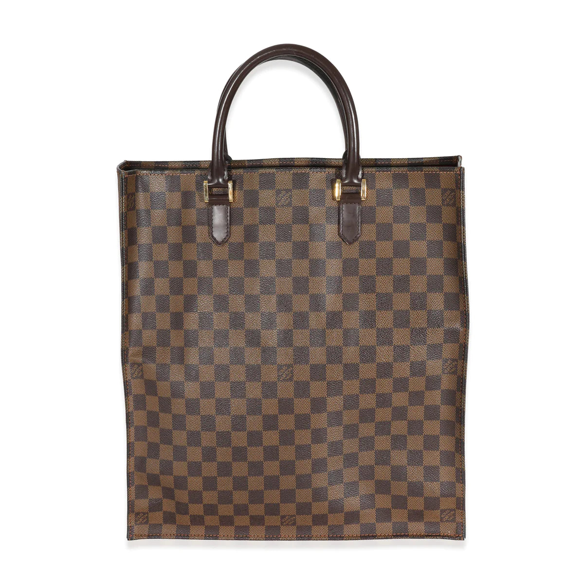 LOUIS VUITTON - Bolsa de lona Damier Ebene Plat