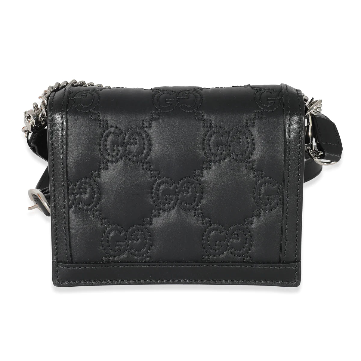 GUCCI - Bolso mini GG de piel de nailon color negro