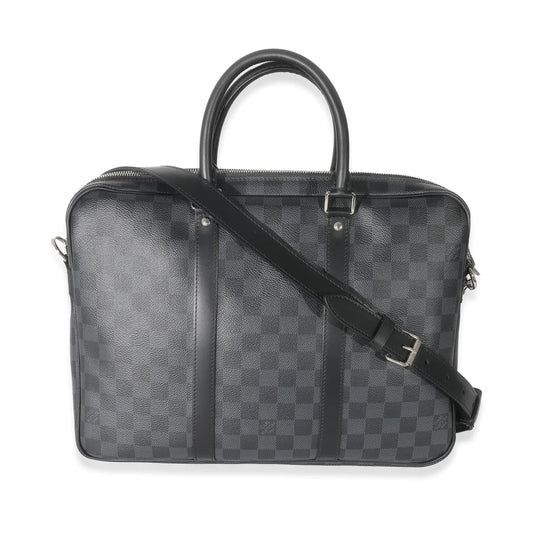 LOUIS VUITTON - Damier Graphite Canvas Porte Documents Voyage