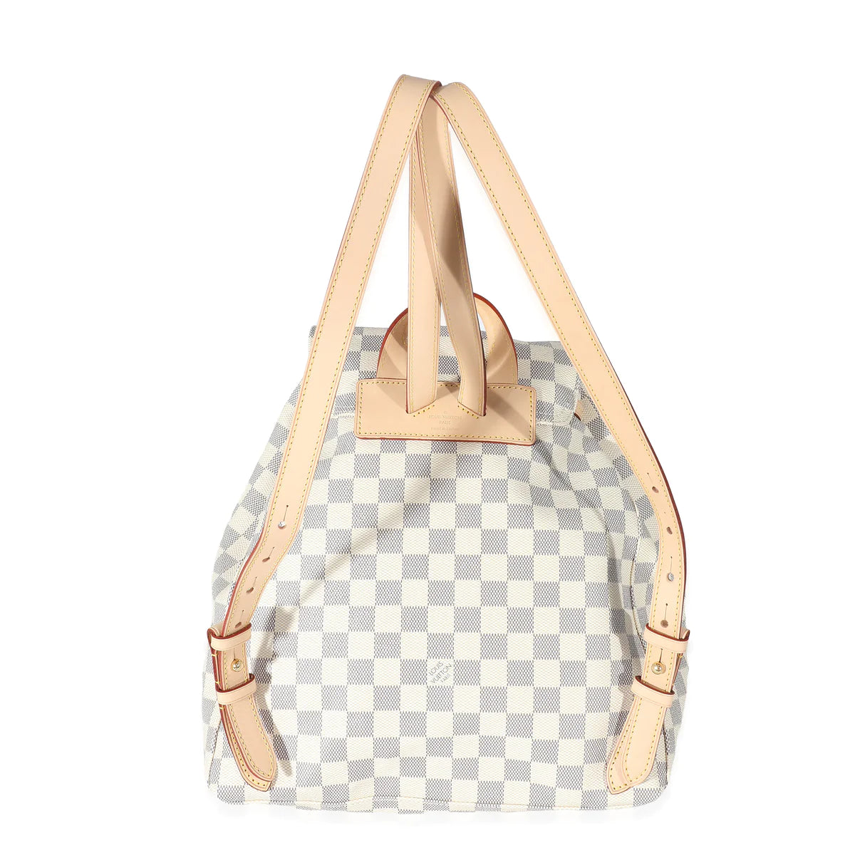 LOUIS VUITTON - Mochila Sperone de lona Damier Azur