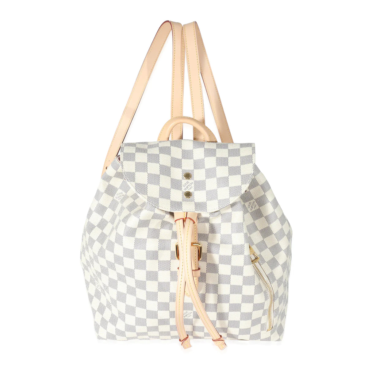LOUIS VUITTON - Mochila Sperone de lona Damier Azur