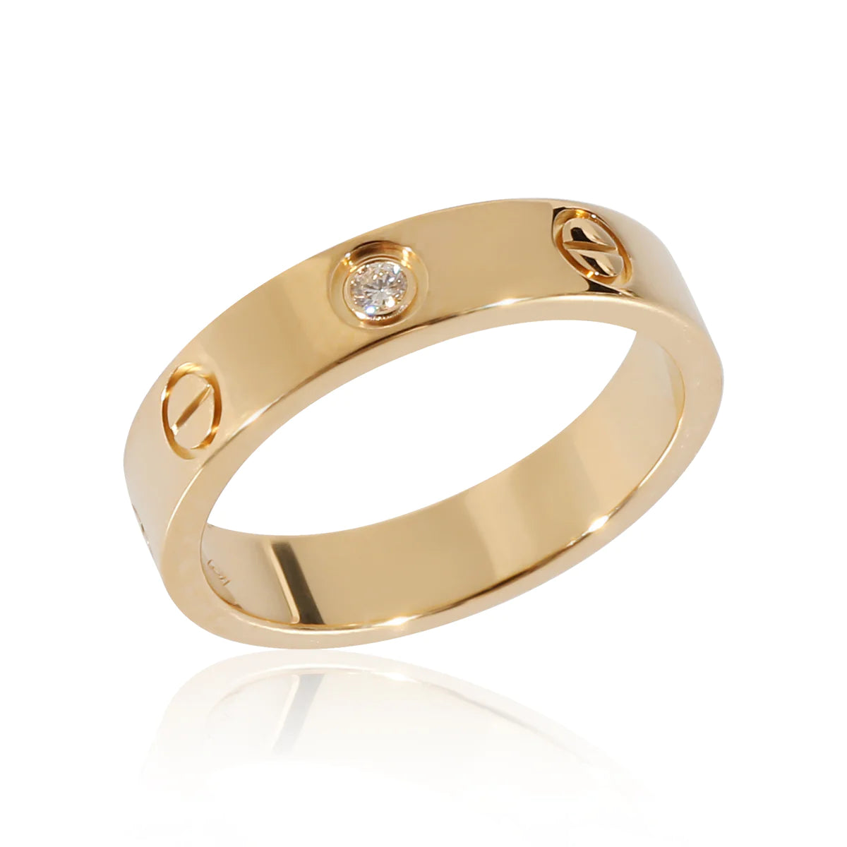 CARTIER - Love Band in 18K Yellow Gold 0.02 CTW