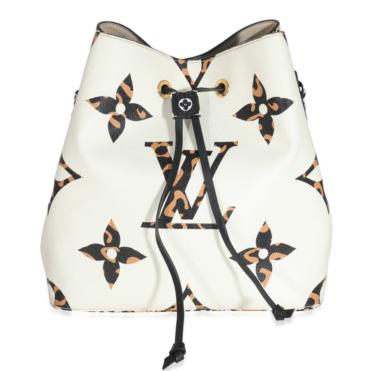 LOUIS VUITTON - Ivory Monogram Giant Jungle Canvas NéoNoé MM