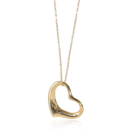 PRE-OWNED Elsa Peretti Open Heart Pendant in 18k Yellow Gold