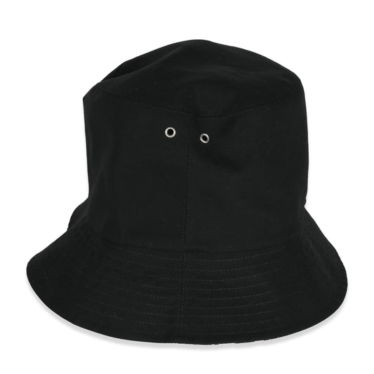 PRE-OWNED Black Oblique Reversible Teddy-D Brim Bucket Hat 59