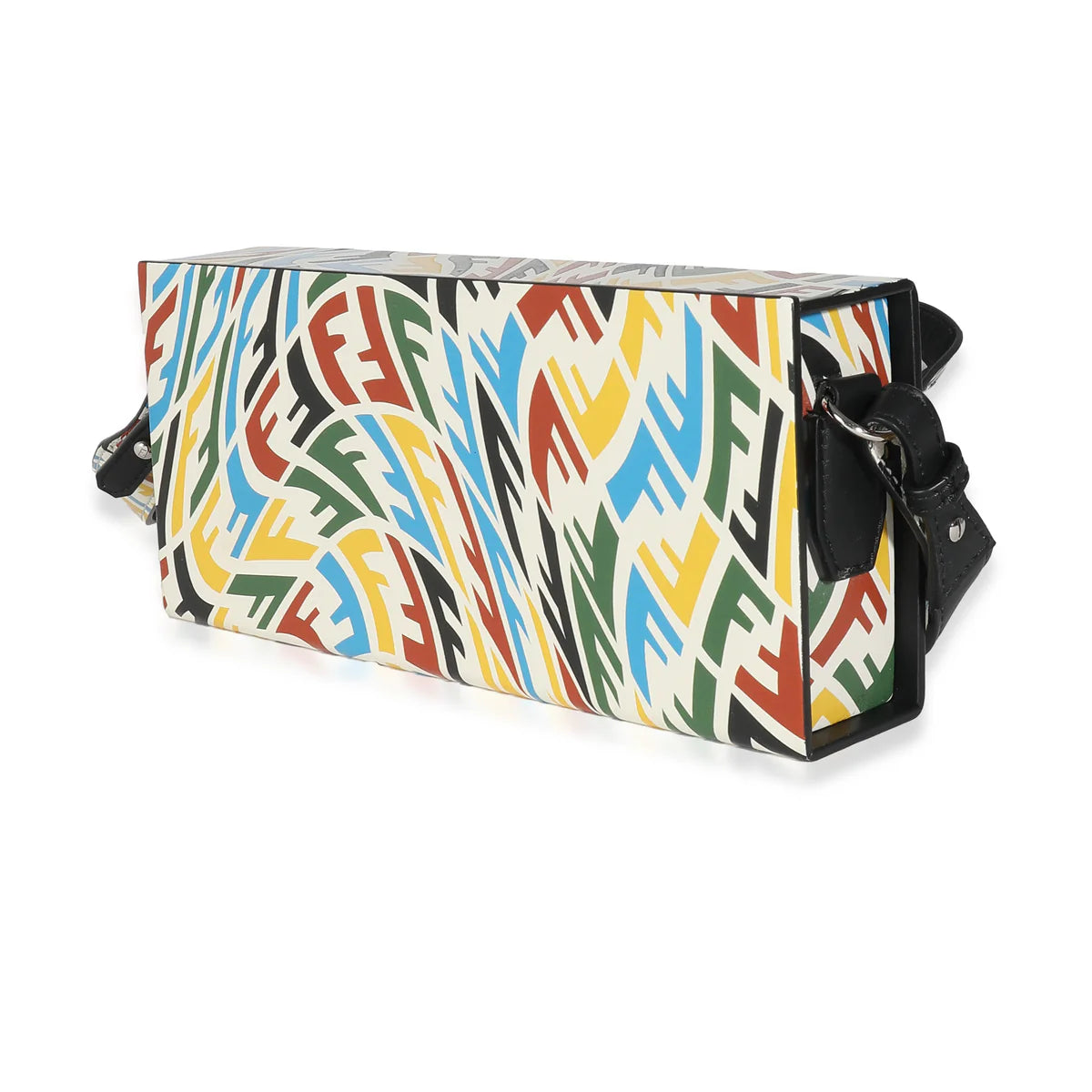 PRE-OWNED x Sarah Coleman Multicolor Vitello Vertigo Zucca Horizontal Box Bag