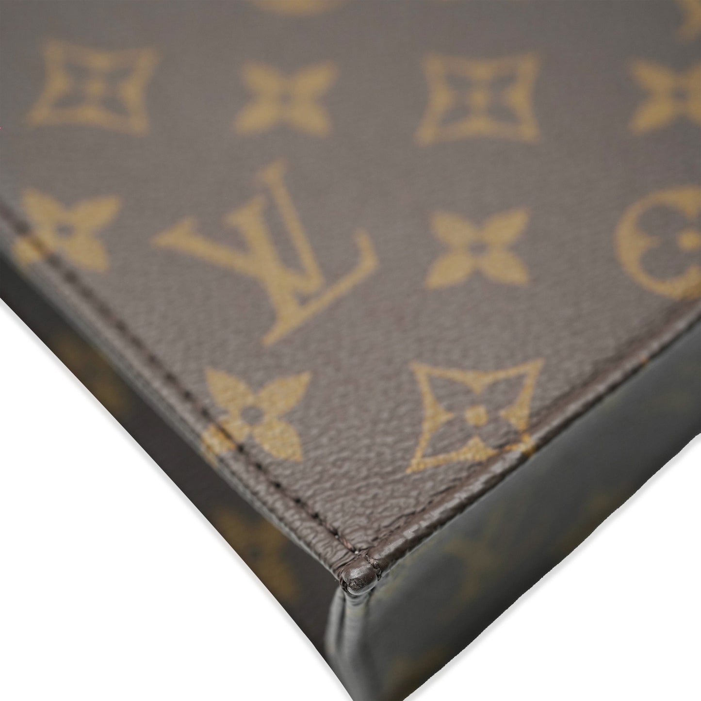 LOUIS VUITTON - Brown Monogram Canvas Petit Sac Plat