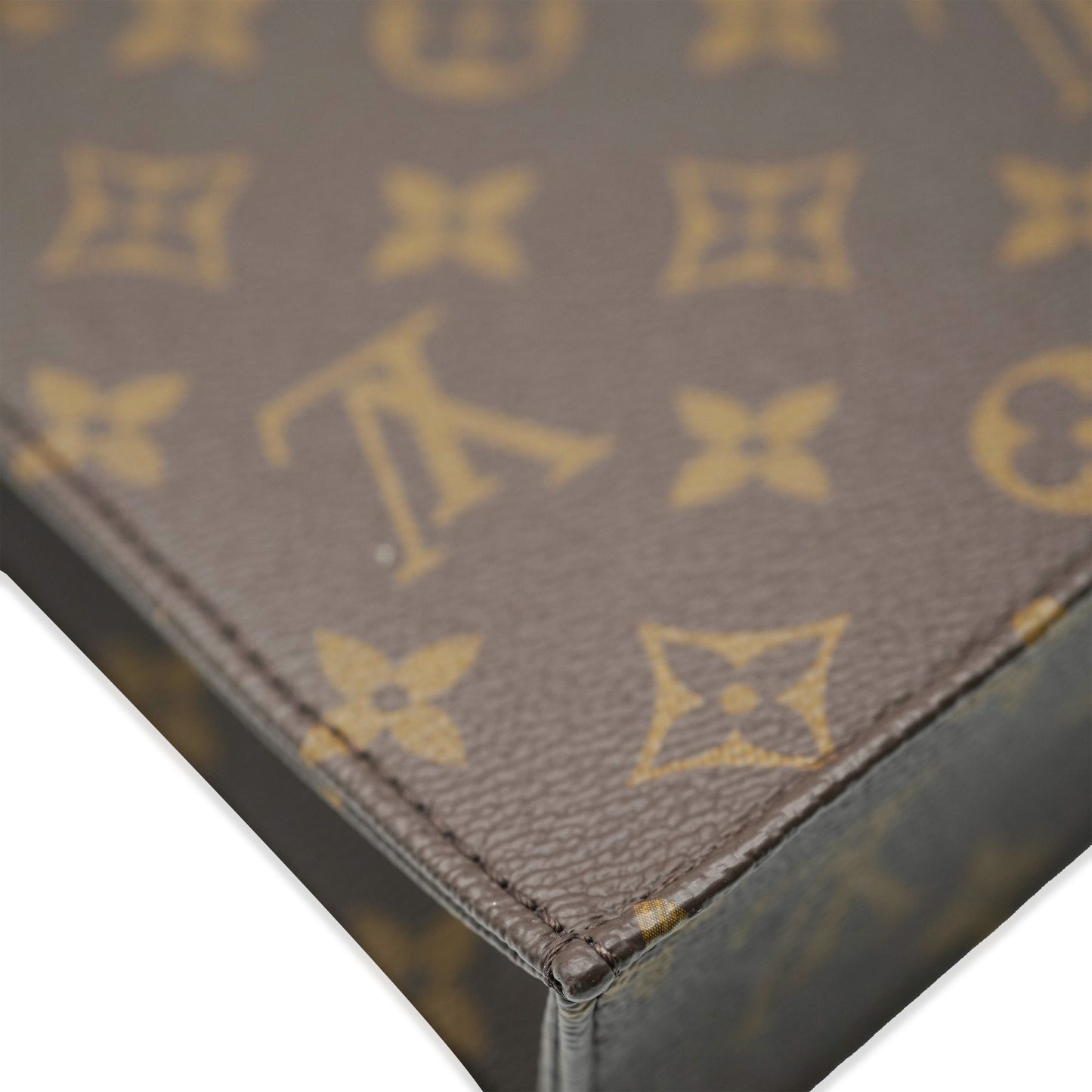 LOUIS VUITTON - Brown Monogram Canvas Petit Sac Plat