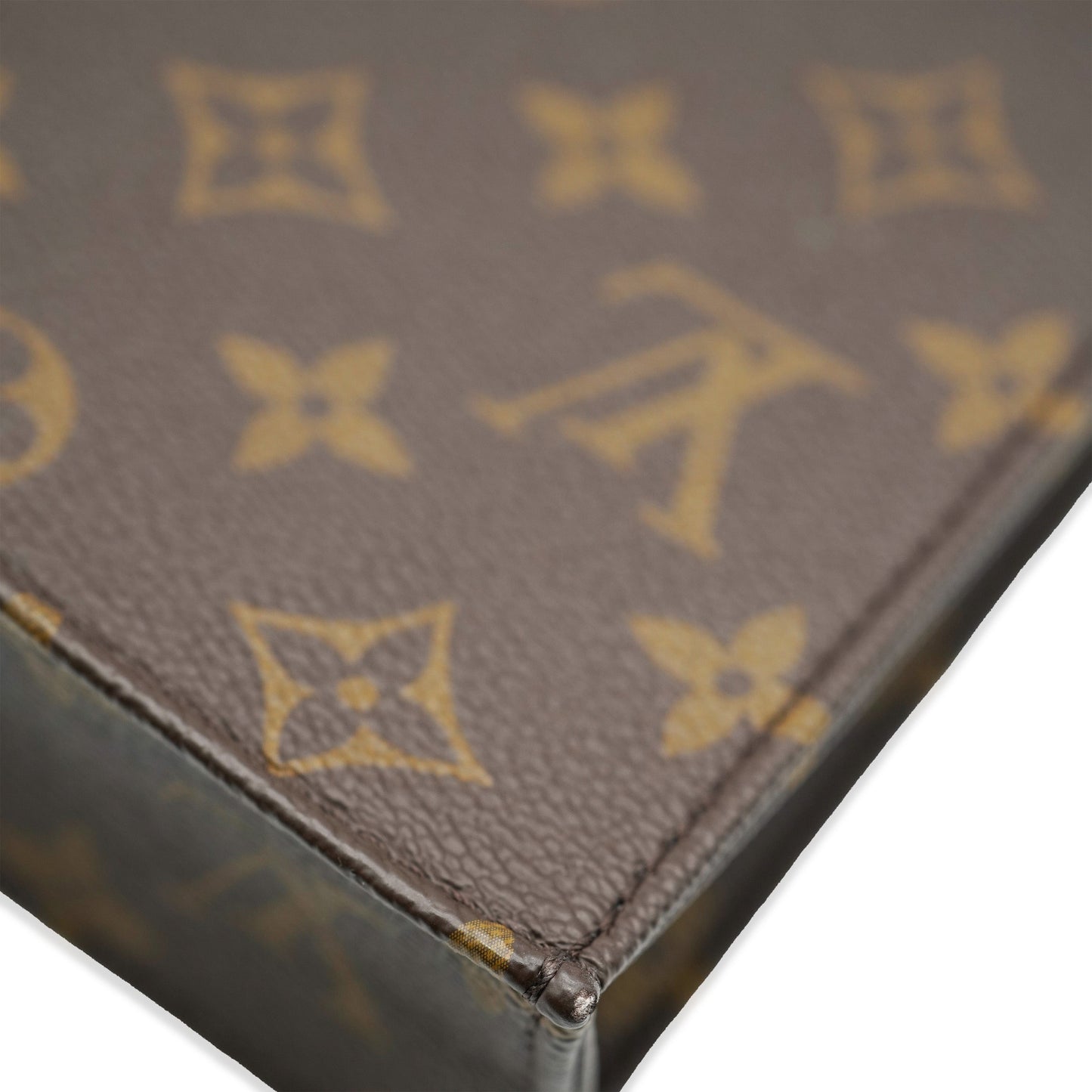 LOUIS VUITTON - Brown Monogram Canvas Petit Sac Plat