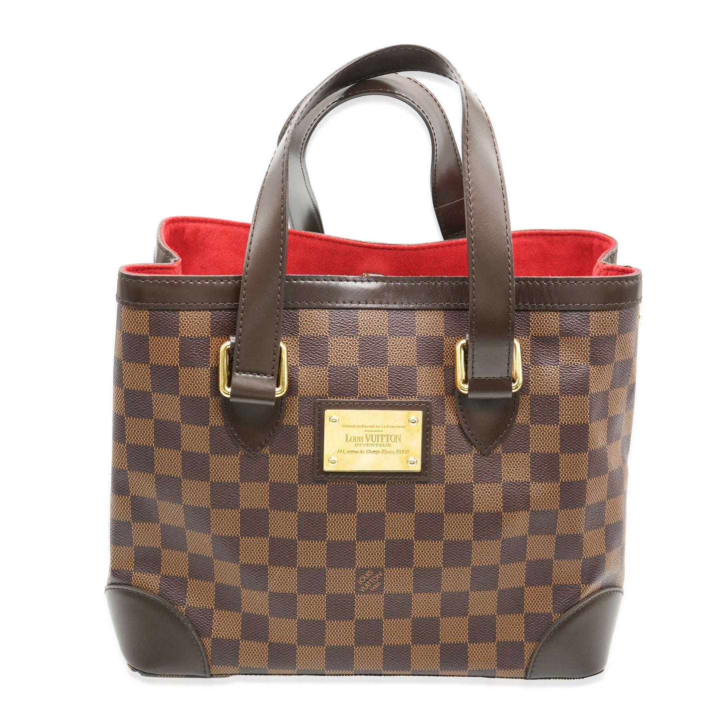 LOUIS VUITTON - Lienzo Damier Ebene Hampstead PM