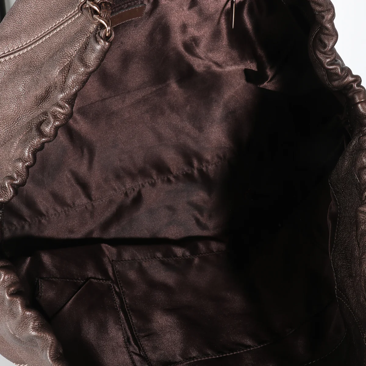 Bolso de mano Cabas XL Caviar Coco desgastado marrón USADO