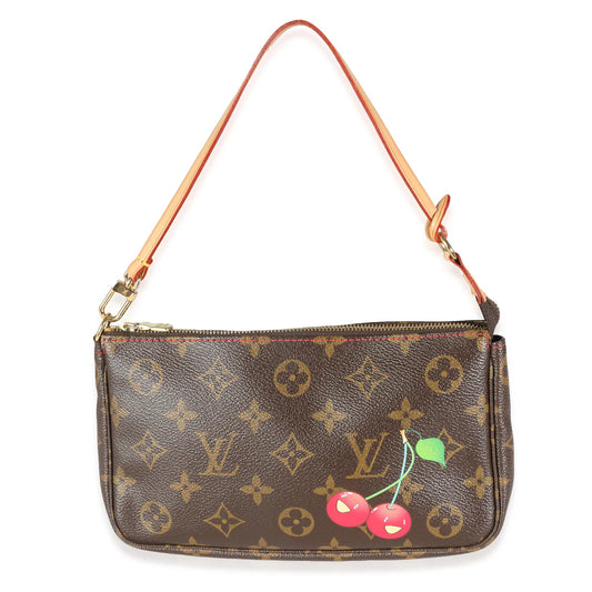 LOUIS VUITTON - Cerises Monogram Canvas Pochette Accessoires