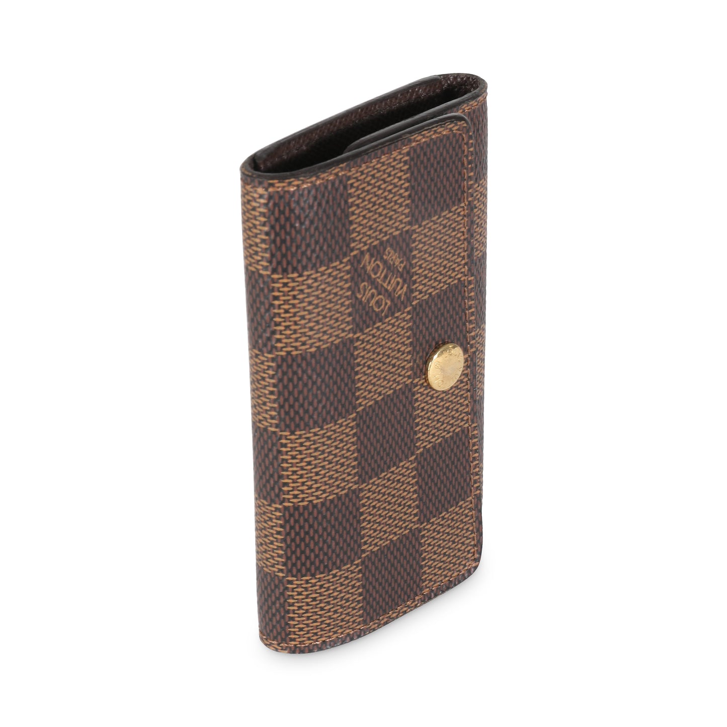 LOUIS VUITTON - Damier Ebene Canvas 6 Key Holder