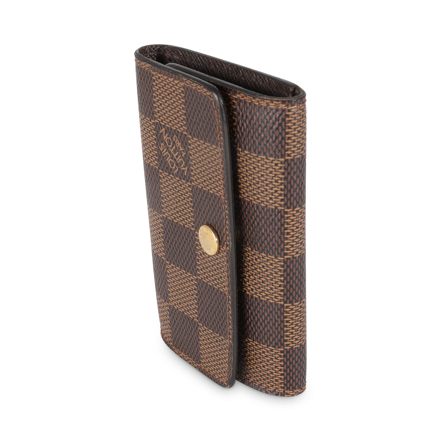 LOUIS VUITTON - Damier Ebene Canvas 6 Key Holder