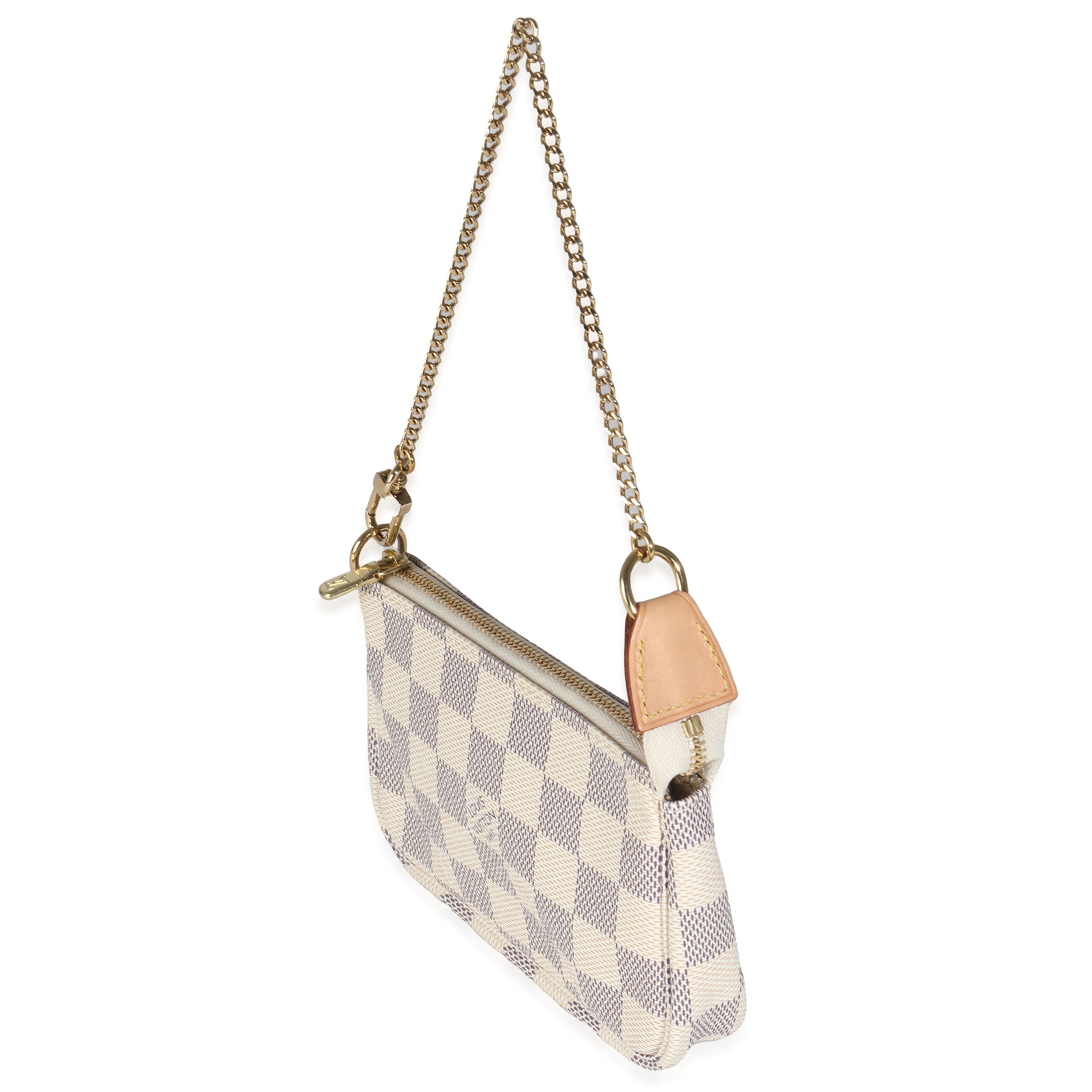 LOUIS VUITTON - Damier Azur Canvas Mini Pochette Accessories