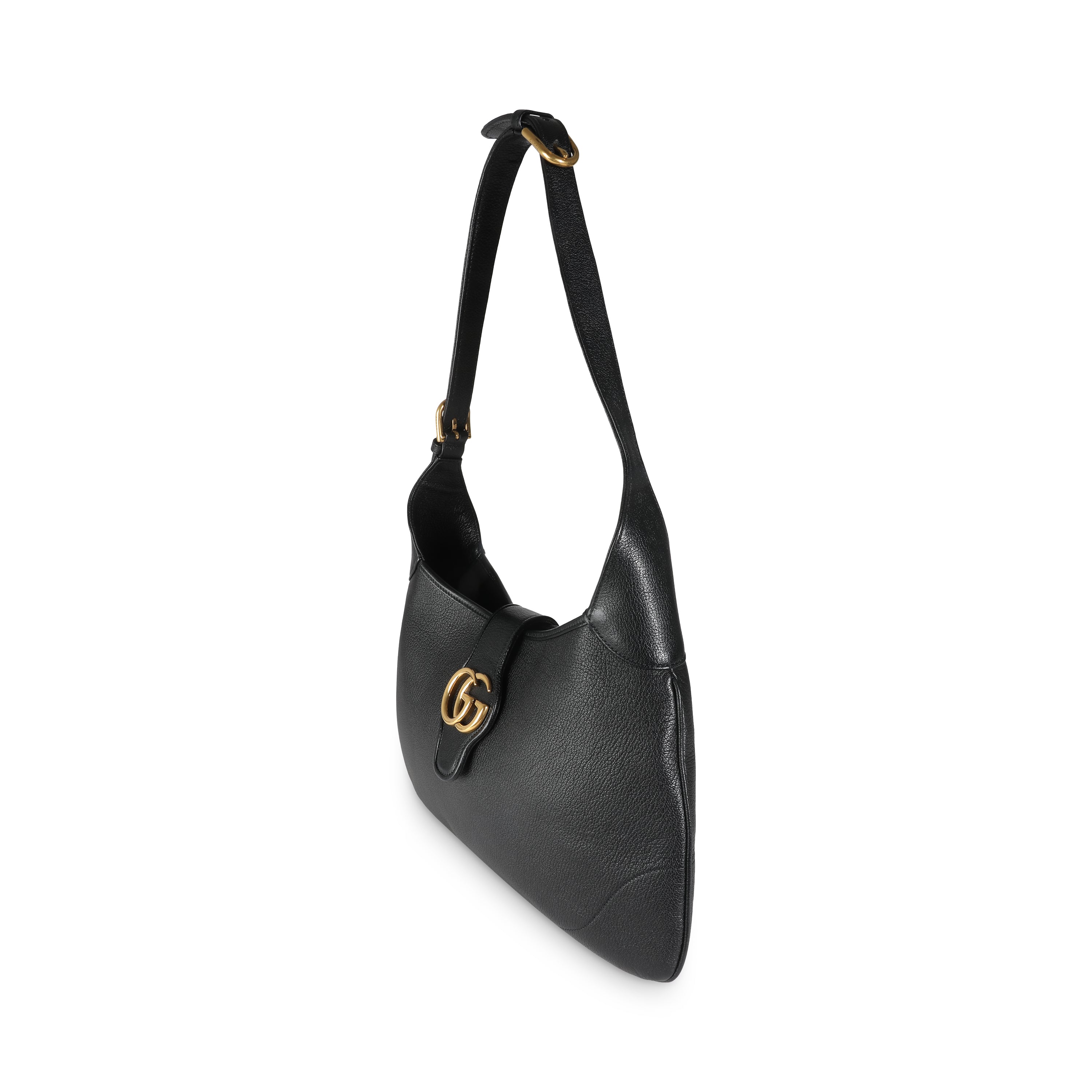 GUCCI - Bolso de hombro mediano Aphrodite de piel de cabra negra