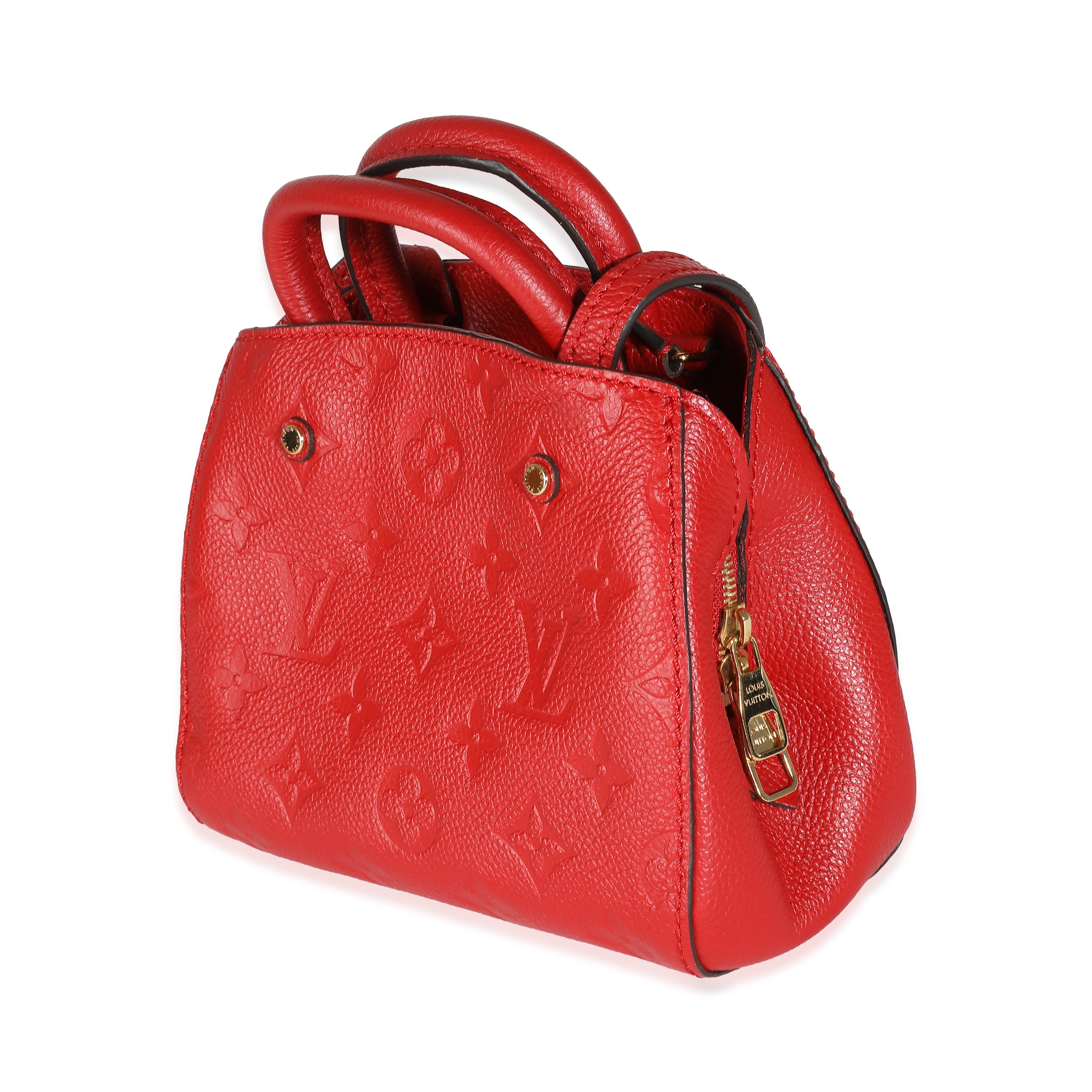LOUIS VUITTON - Cherry Monogram Empreinte Nano Montaigne Crossbody Bag