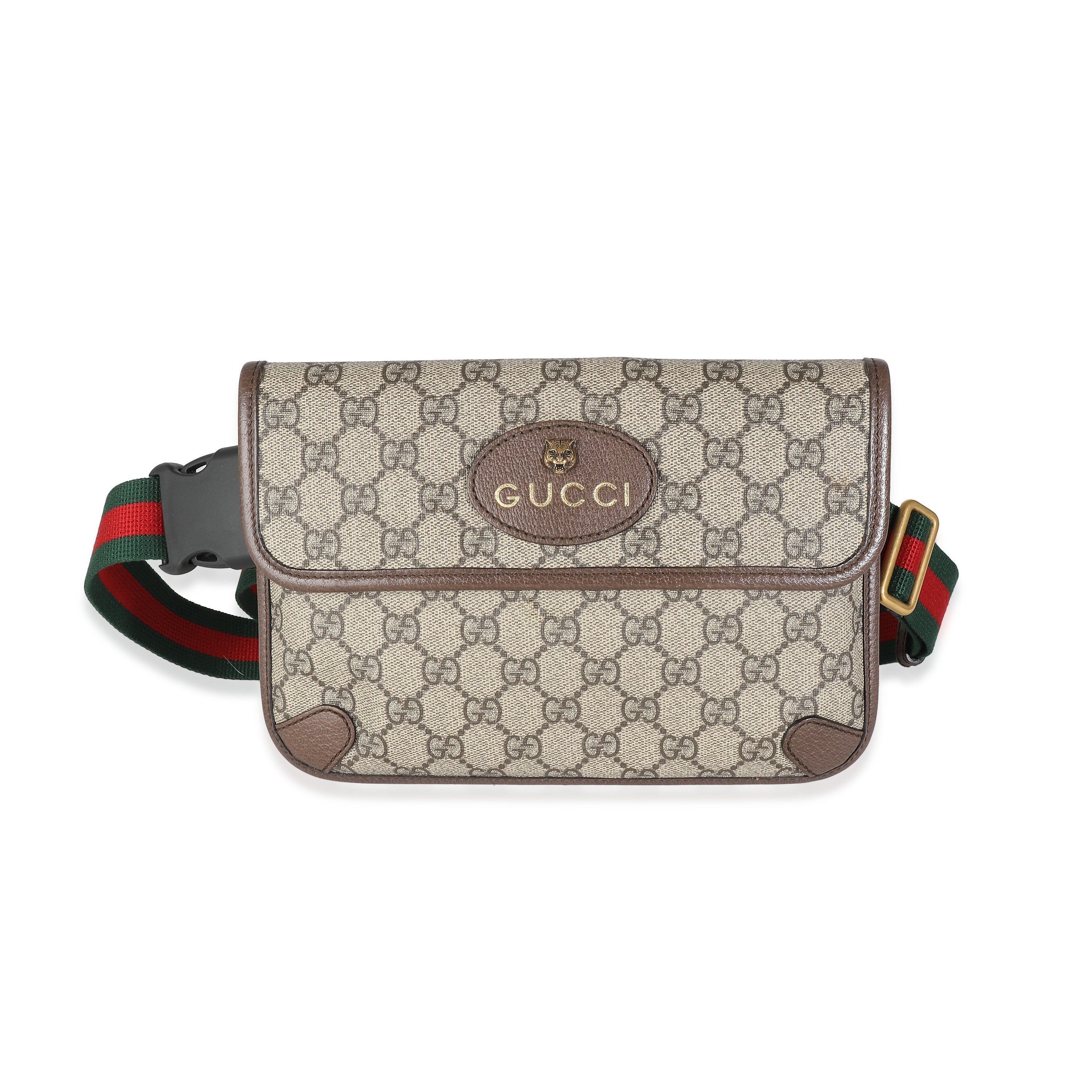 GUCCI - Riñonera Neo Vintage de lona con GG en beige