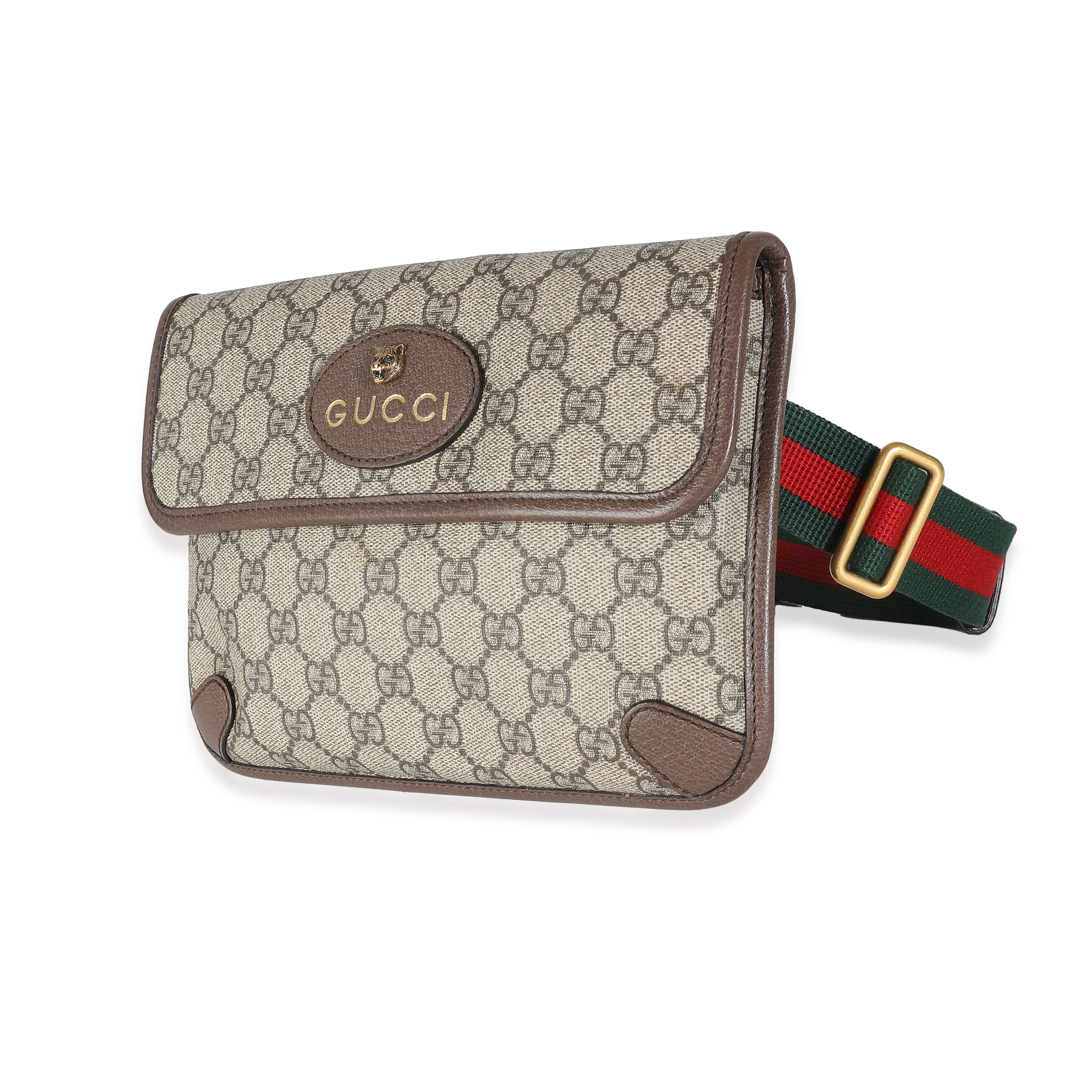 GUCCI - Riñonera Neo Vintage de lona con GG en beige