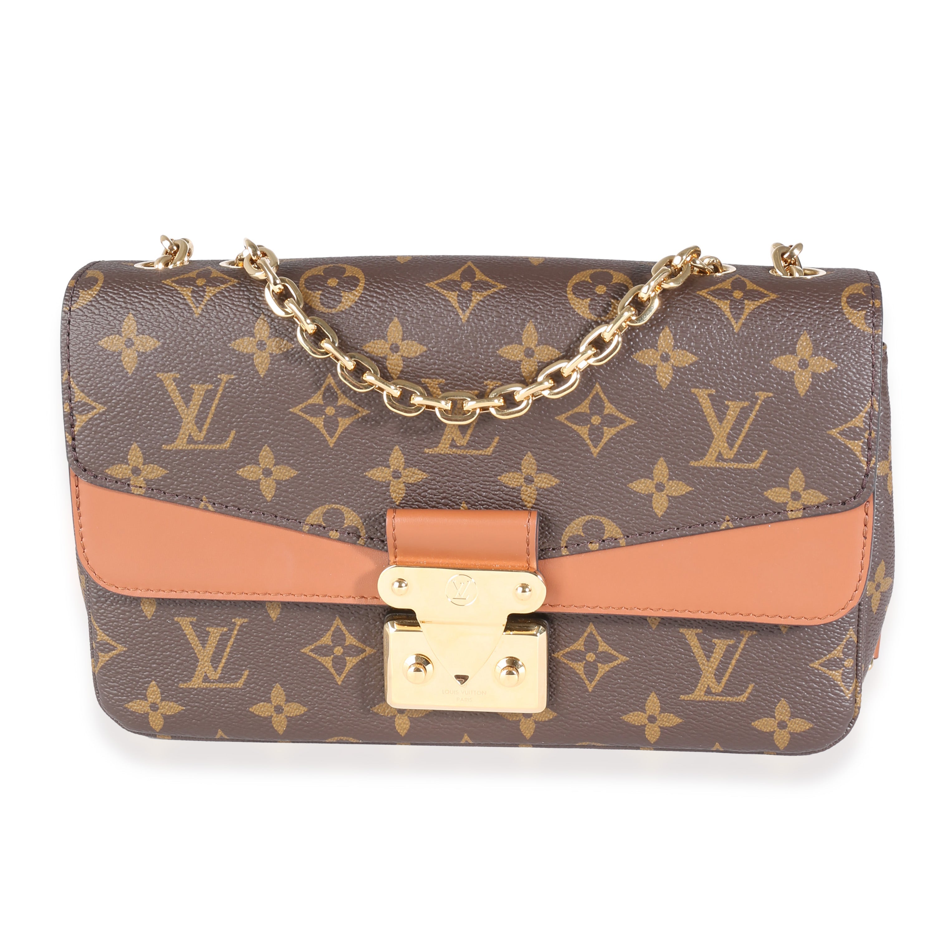 LOUIS VUITTON - Bolso Marceau de lona con monograma de caramelo