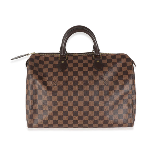 PRE-OWNED LV Damier Ebene Canvas Speedy 35