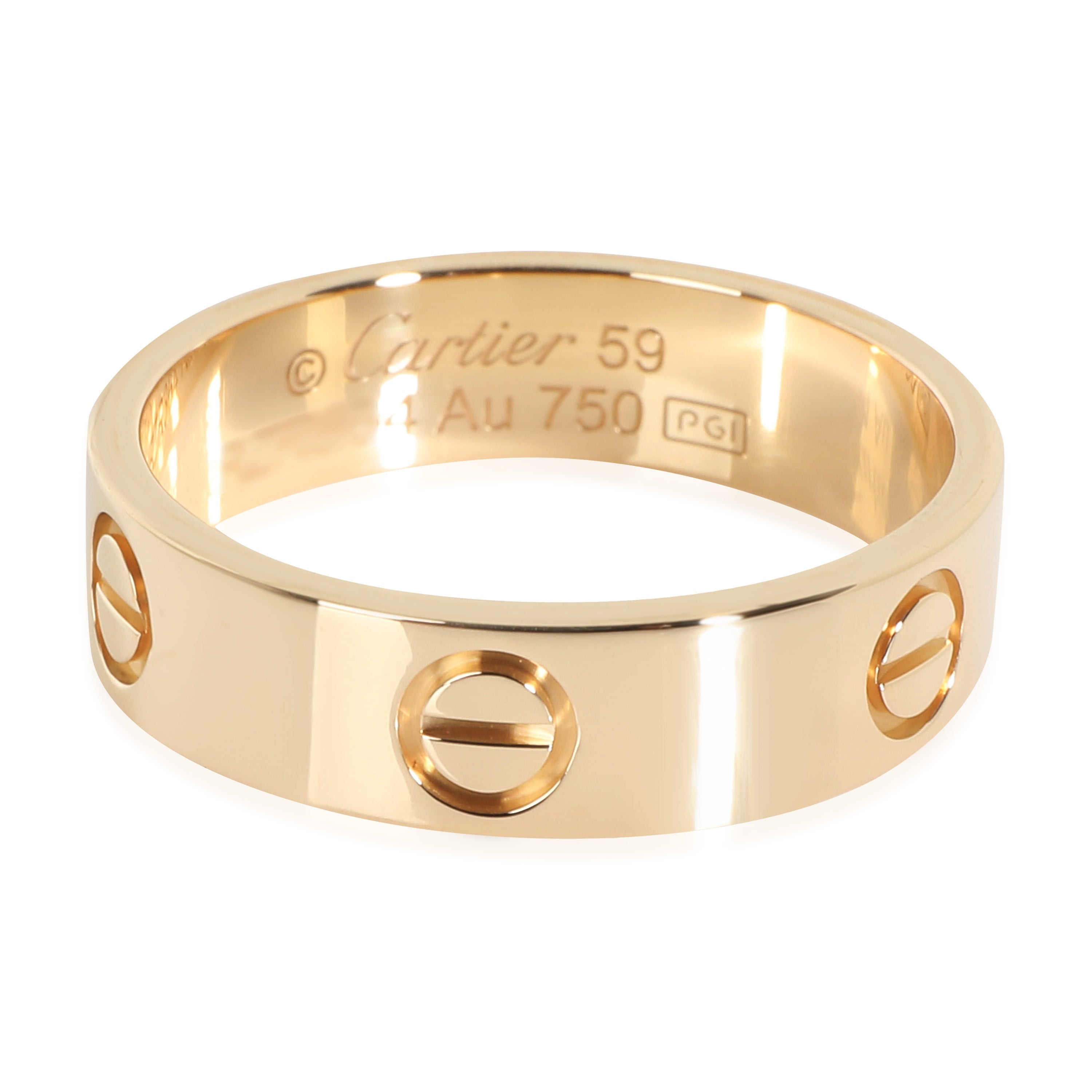 Anillo Love de segunda mano (oro amarillo)