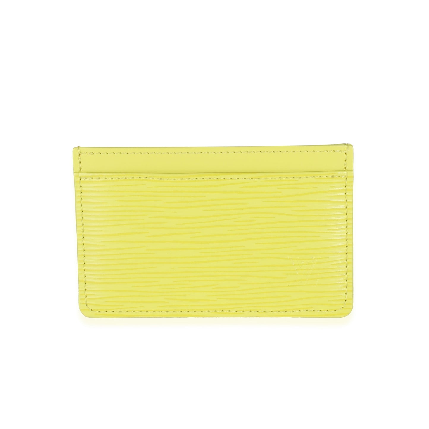 PRE-OWNED LV Citron Epi Card Case