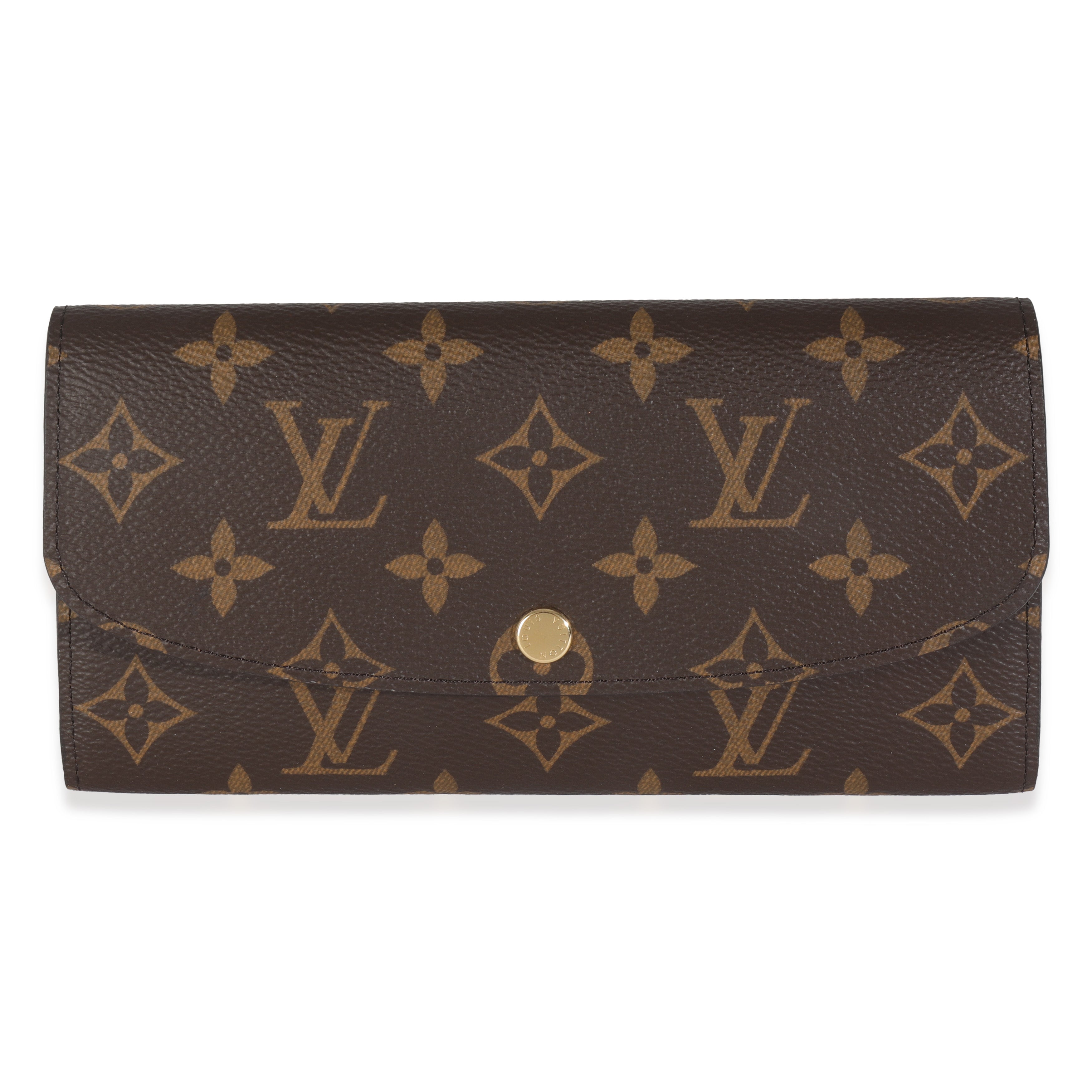 Cartera Emilie de lona con monograma fucsia LV PRE-OWEND