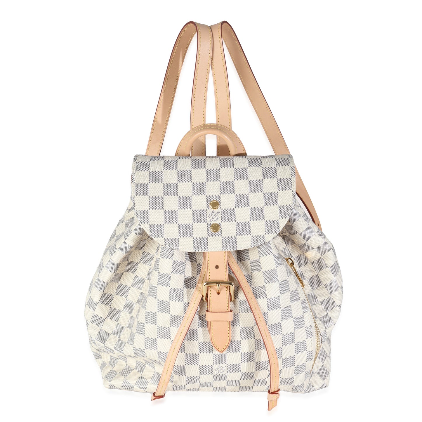 PRE-OWNED LV Damier Azur Canvas Sperone Backpack