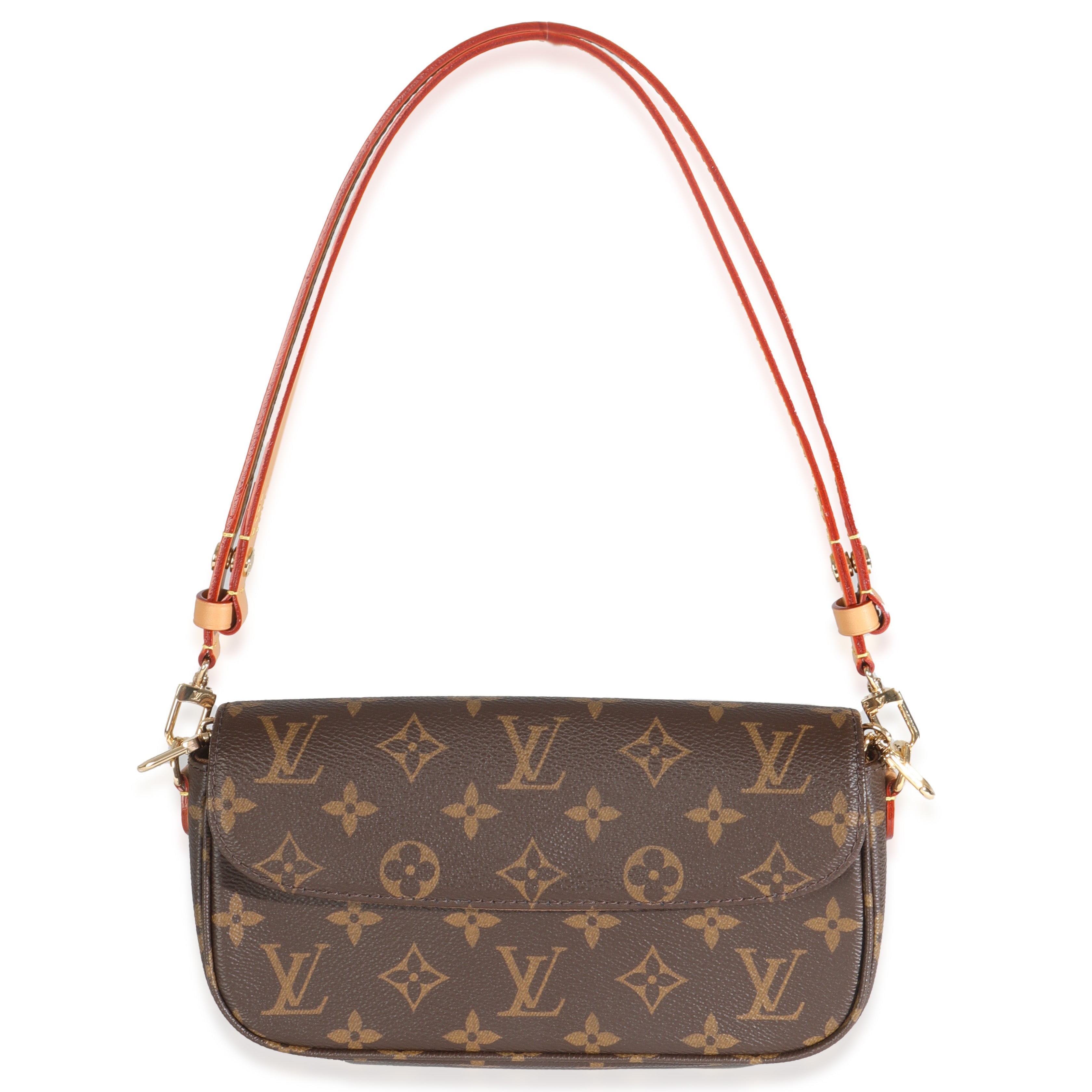 Cartera LV Monogram Canvas Ivy con cadena, de segunda mano