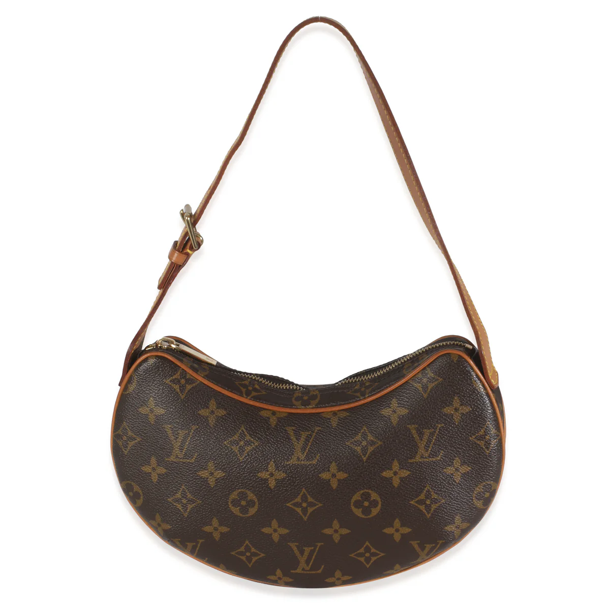 PRE-OWNED LV Monogram Canvas Croissant PM
