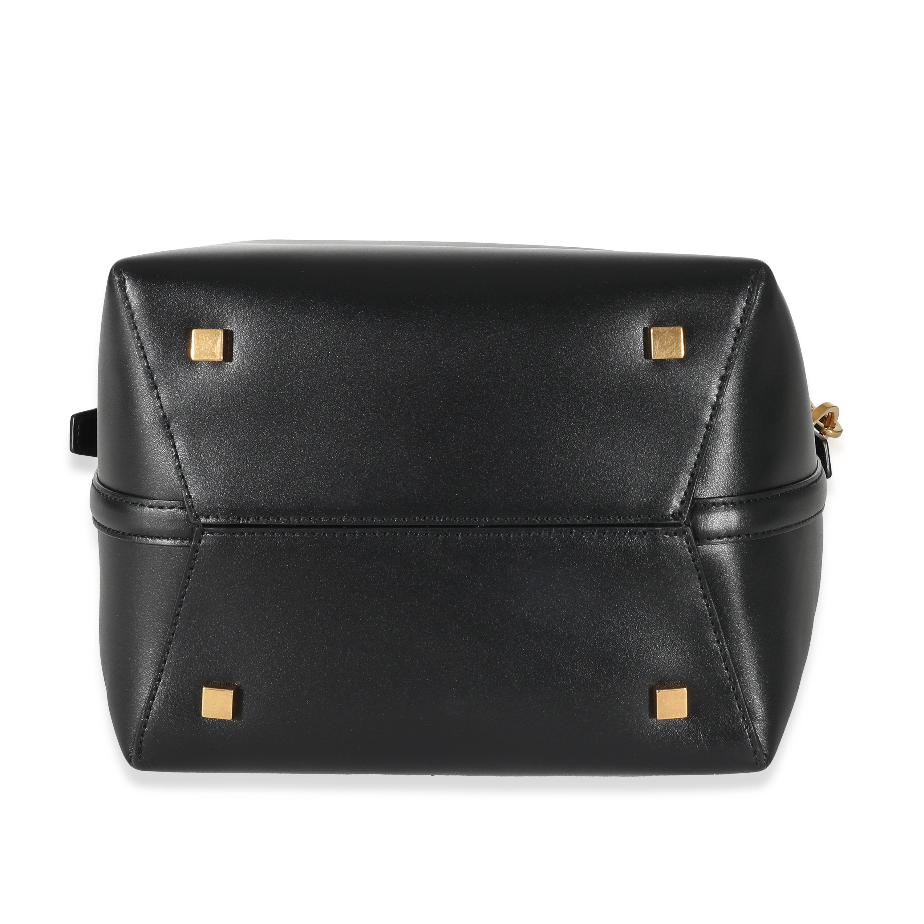 Saint Laurent Black Shiny Calfskin Small Le 37 Bucket Bag Handbag clasp