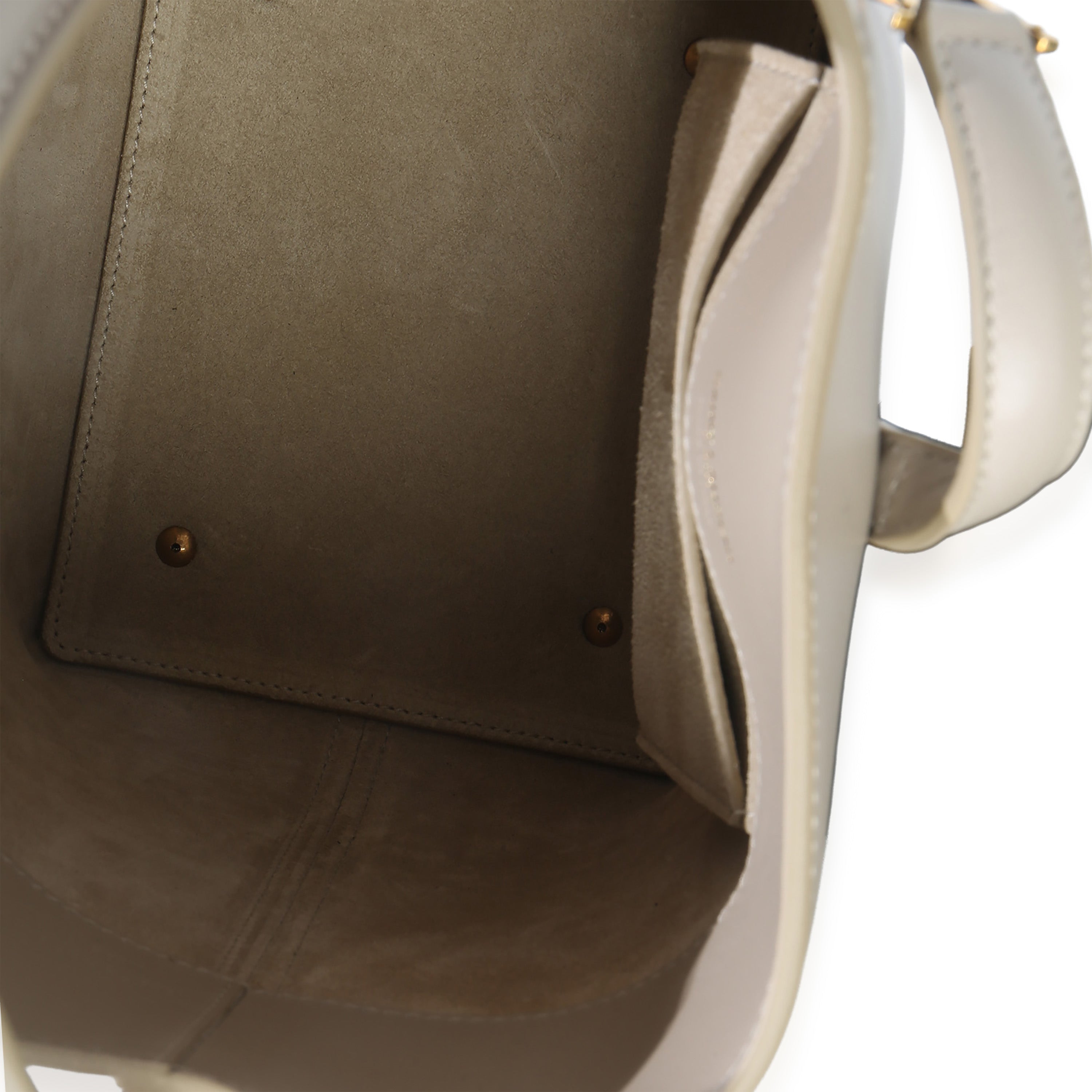 Saint Laurent Beige Calfskin Small Le 37 Bucket Bag Handbag ad1