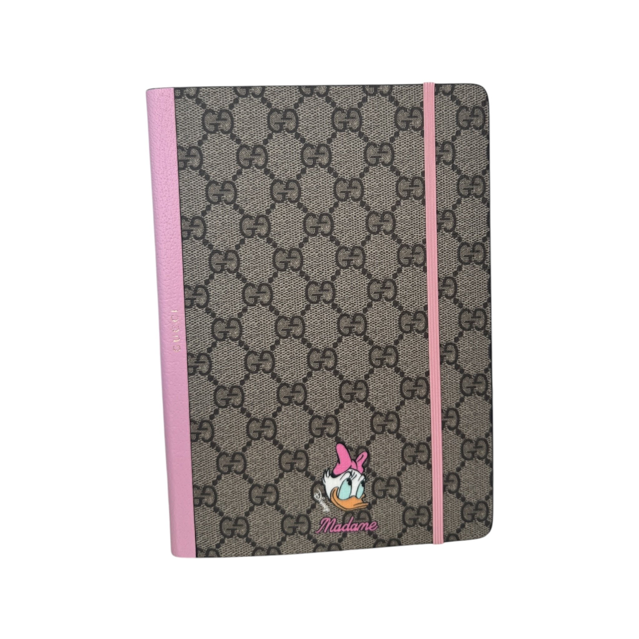 Libreta multipapel GG beige marrón oscuro de segunda mano