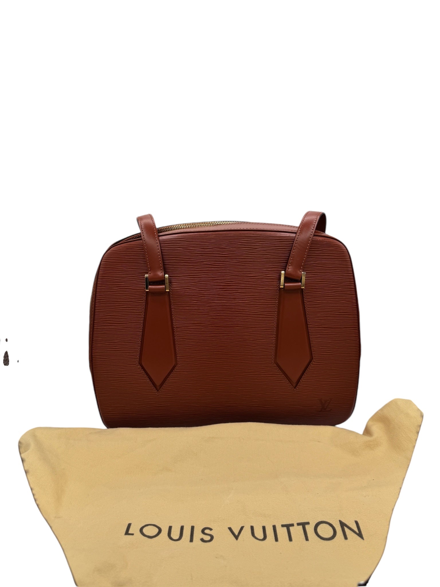 PRE-OWNED LV Voltaire Brown Epi Leather Shoulder Bag