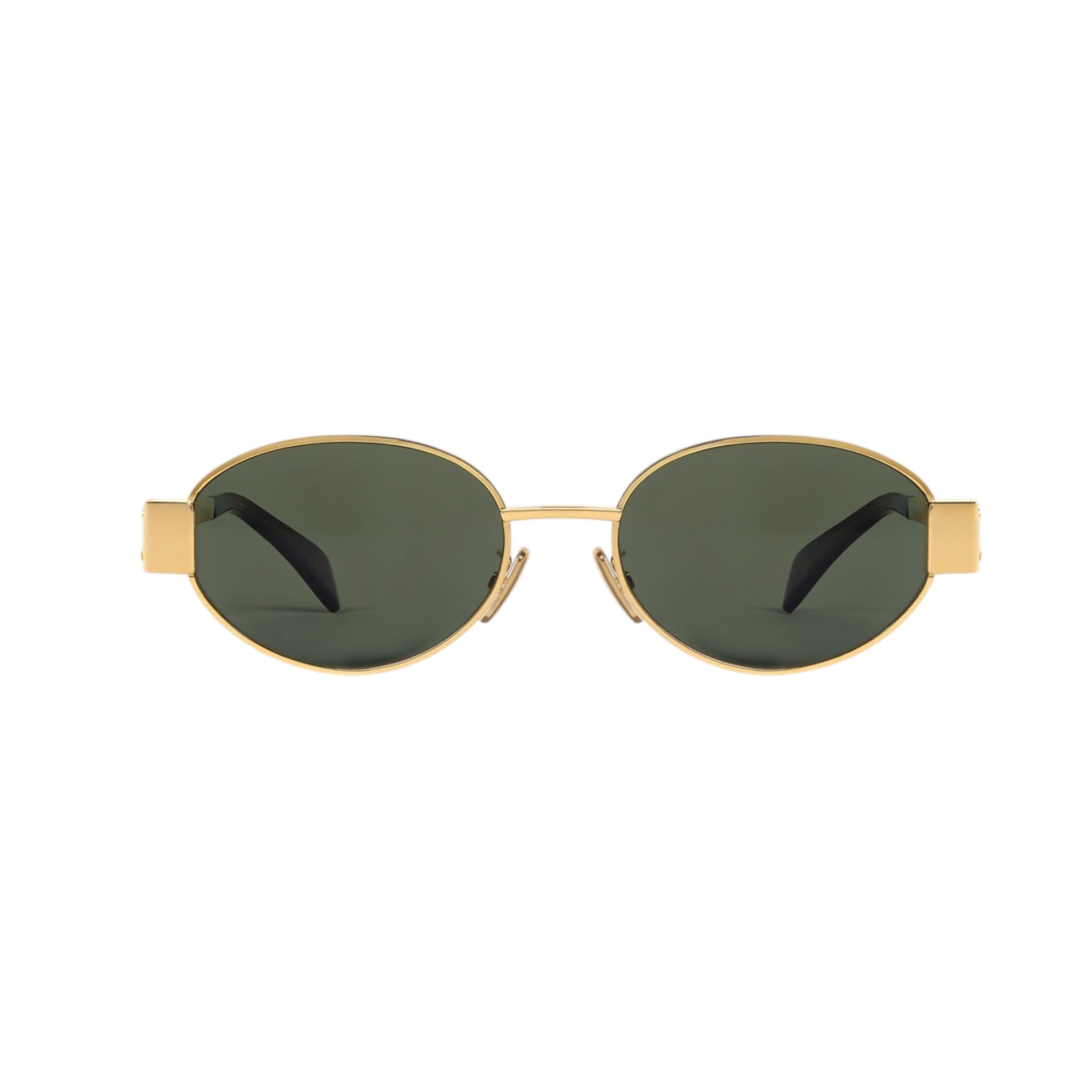 Gafas de sol Triomphe Metal 01 doradas y verdes de segunda mano (PARTE 1)