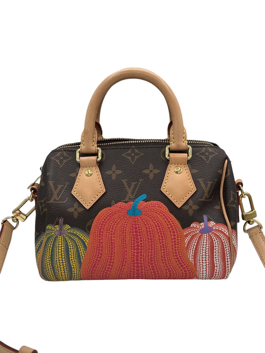 Bolso bandolera Speedy Bandouliere 20 con monograma de calabazas de LV x YK USADO