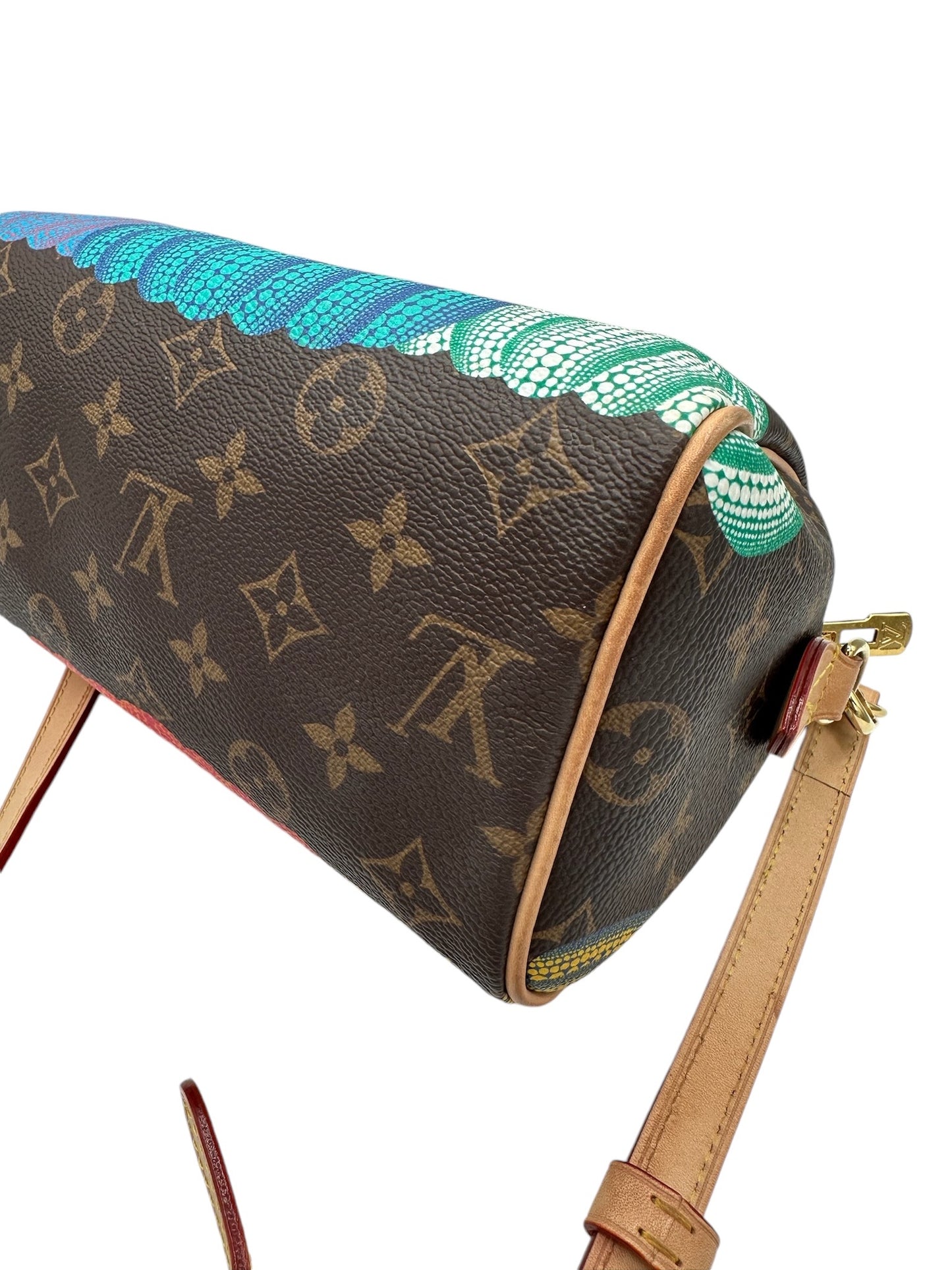 Bolso bandolera Speedy Bandouliere 20 con monograma de calabazas de LV x YK USADO