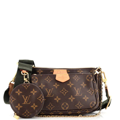 LOUIS VUITTON - Lona con monograma y múltiples accesorios Pochette