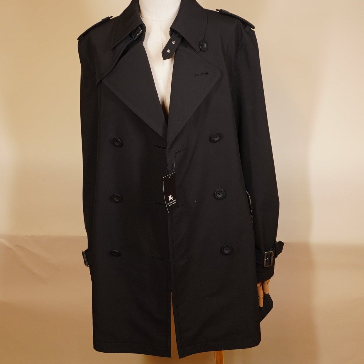 PRE-OWNED Burberry Mid-Length Kensington Heritage Trench Coat 