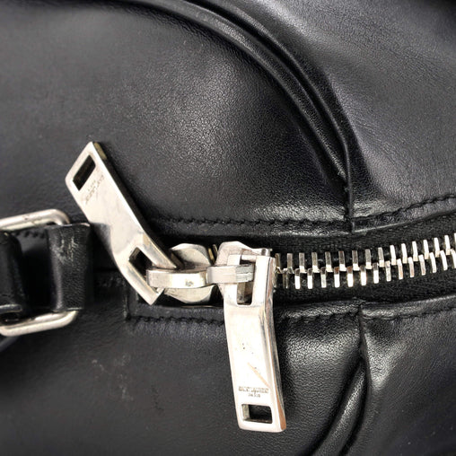 SAINT LAURENT -  Classic Baby Duffle Bag Crocodile Embossed Leather