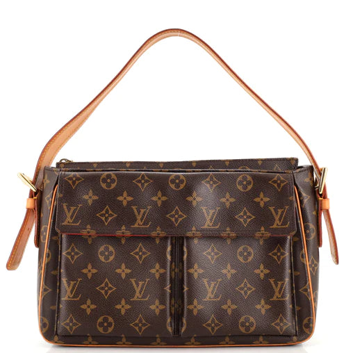 LOUIS VUITTON - Bolso de mano Viva Cite de lona con monograma GM
