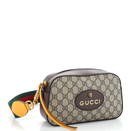 GUCCI - Bolso bandolera Neo Vintage Camera de lona revestida con GG